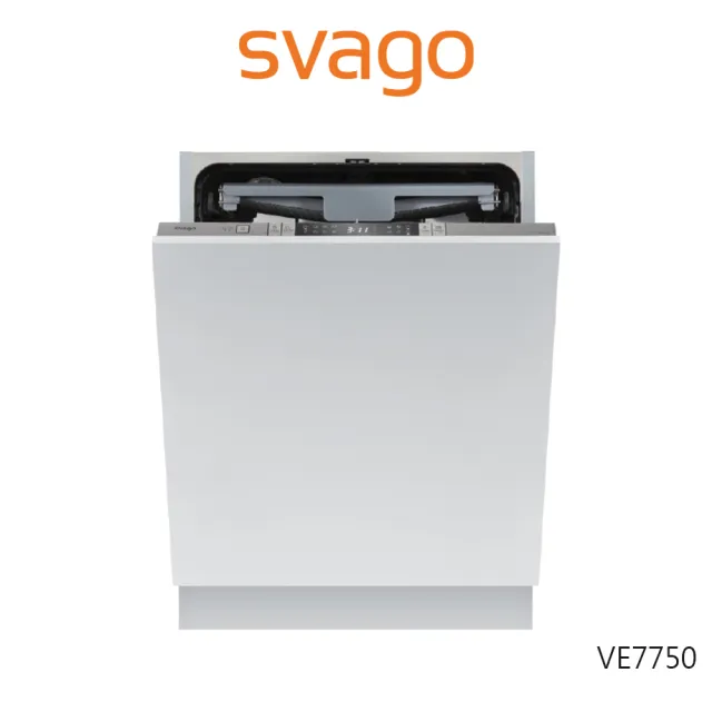 【SVAGO】VE7750 60cm全嵌式自動開門洗碗機 14人份(含原廠安裝)