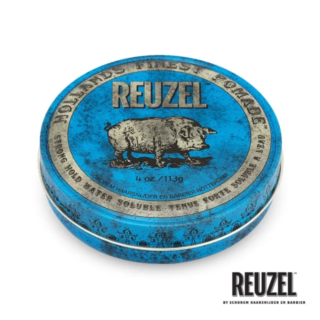 【REUZEL】荷蘭豬油 藍豬超強水性髮油 113g
