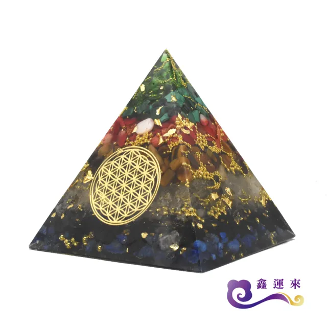 【鑫運來】◎奧剛金字塔擺件8cm