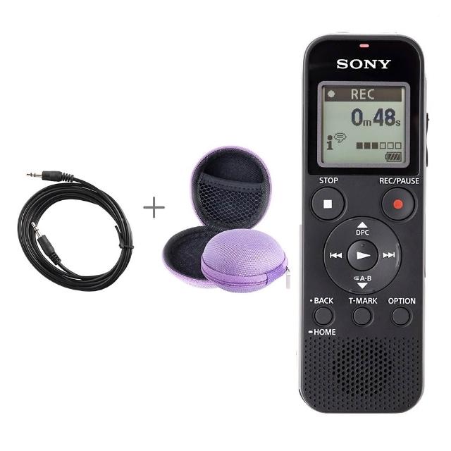 【SONY】ICD-PX470 專業錄音筆LINE IN 對錄組合(繁體中文 上網登錄保固一年)