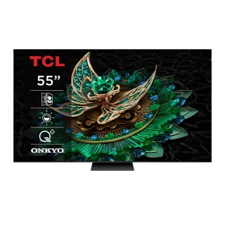 【TCL】58H快配★55型 4K QD Mini LED 120Hz Google TV 量子智能連網液晶顯示器-基本安裝(55C765)