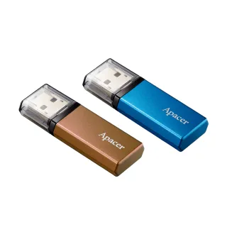 【Apacer 宇瞻】64GB AH25C USB 3.2 Gen 1 隨身碟(海洋藍/古典銅)