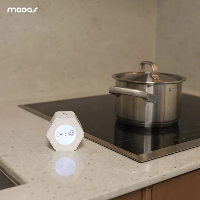 【mooas】台灣總代理 韓國六角轉轉專注定時器 開學必備品 番茄鐘 時鐘 商務 運動健身 自律養成