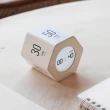 【Mooas】韓國六角轉轉專注定時器2件組(番茄鐘、時鐘、商務、運動健身、自律養成、日常烹飪)