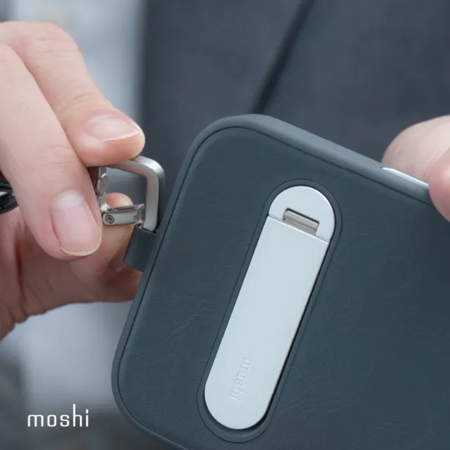 【moshi】二合一背帶/手腕帶 - 苔影綠(手機背帶 手機掛繩)