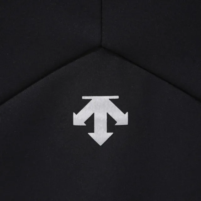 【DESCENTE】迪桑特 短袖上衣 女 短版 快排 WOMENS SEMI-CROPPED 黑 SQ322PTS72-BLK0