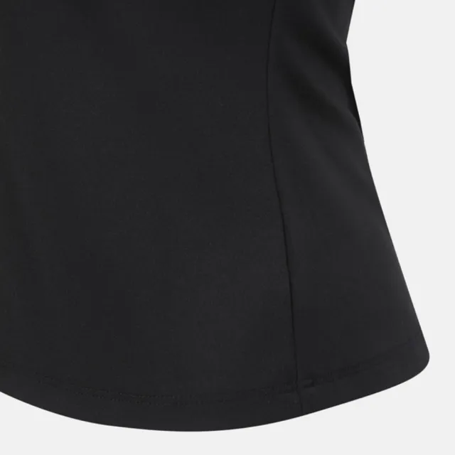 【DESCENTE】迪桑特 背心 女 細肩帶背心 WOMENS MEDIUM SUPPORT 黑 SQ322PBR73-BLK0