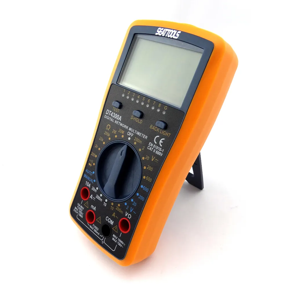 工具王】三用電表電流電壓電阻測試交流鉤錶背光電阻630-DNM4300A(數位網路多用途電表三用電錶) - momo購物網- 好評推薦-2026年1月