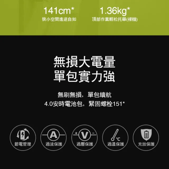 【WORX 威克士】20V 700Nm 無刷鋰電衝擊扳手(WU270)