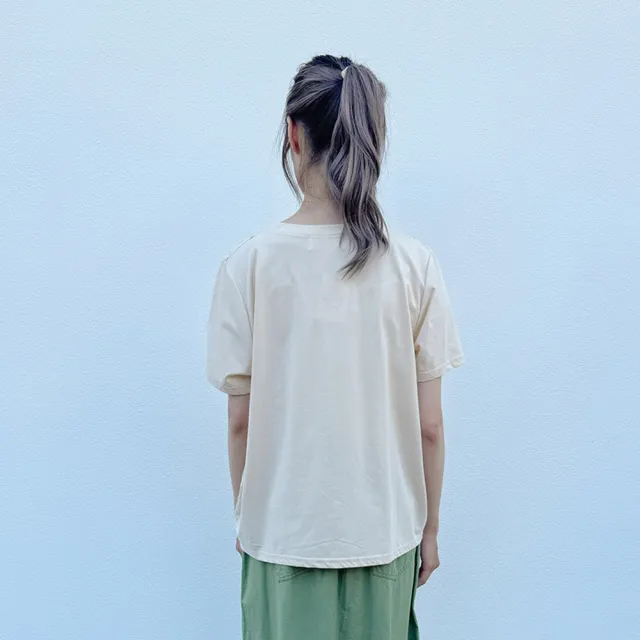 【Hana Mokuba】花木馬日系女裝小房子印花圓領上衣(T恤)