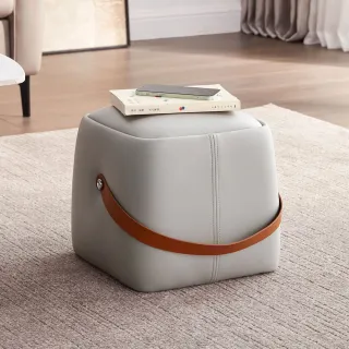 【hoi! 好好生活】林氏木業簡約時尚科技布可手提小椅凳 LH025(多色可選)