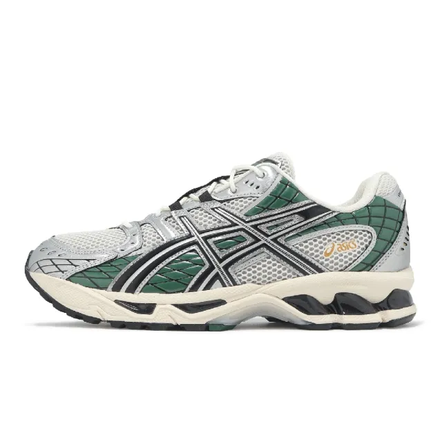 【asics 亞瑟士】休閒鞋 GEL-Nimbus 10.1 男鞋 米 銀 緩震 復古跑鞋 亞瑟士(1203A761101)