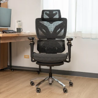 【Artso 亞梭】Drift-V 動態支撐電競工學椅-黑曜銀(自行組裝/電腦椅/人體工學椅/辦公椅/椅子)