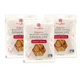 【有機思維】MUSO 日本有機糙米仙貝餅乾(日式醬油x3包)