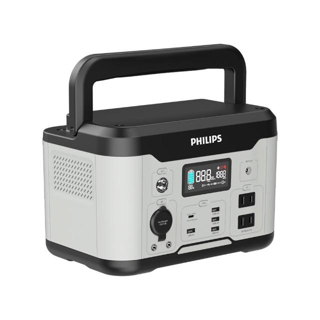 【Philips 飛利浦】600W 攜帶式儲能行動電源 DLP8093C(UPS不斷電/569Wh)