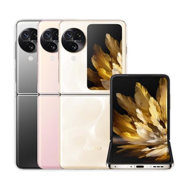 OPPO Find N3 Flip 是 OPPO 推出的全新摺疊屏手機，搭載聯發科系列處理器，擁有 12GB 記憶體與 256GB 儲存空間，支援 5G+5G 雙卡雙待功能。螢幕尺寸為 6.5~7吋，畫素達 3000萬以上，內建快充、AI辨識、NFC、廣角及夜拍功能，提供黑色、金色、粉紅色三款顏色選擇，憑發票享原廠非人為一年保固。