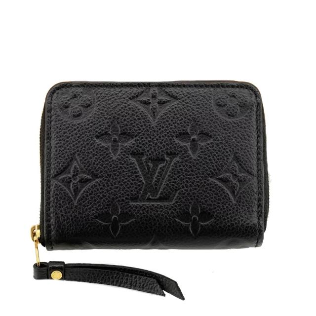 【Louis Vuitton 路易威登】皮革壓花拉鍊卡夾零錢包(M60574)