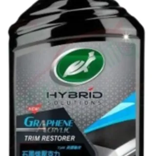 【Turtle Wax 龜牌】美國龜牌 Turtle Wax 石墨烯壓克力塑件飾條黑色還原劑 T388 296ml 1入(車麗屋)