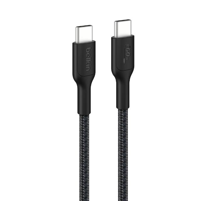 【BELKIN】BoostCharge Pro CtoC 60W 1m傳輸線(CAB024fq1M)