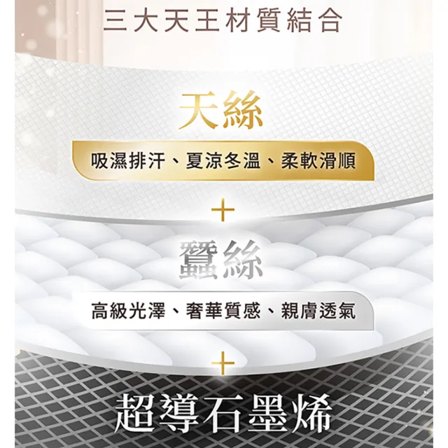 【PP 石墨烯】石墨烯緞面蠶絲智能蓋毯2件