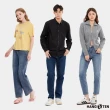 【Hang Ten】男女裝-鬆緊腰修身顯瘦口袋丹寧褲/涼爽輕量彈性直筒口袋長褲(多款選)