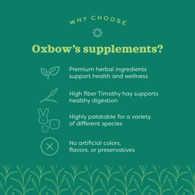 【OXBOW】小動物保健 御守寶 120g Natural Science(機能草餅、科學保健、兔保健、天竺鼠保健、龍貓保健)