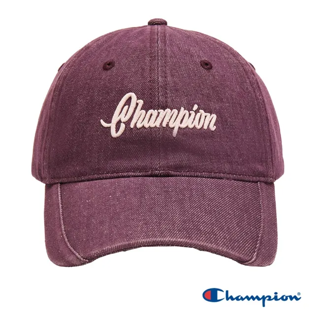 【Champion】官方直營 中性-RETRO CAMPUS 刺繡棒球帽-深紅色/粉紅色(U5CACCU01R5)