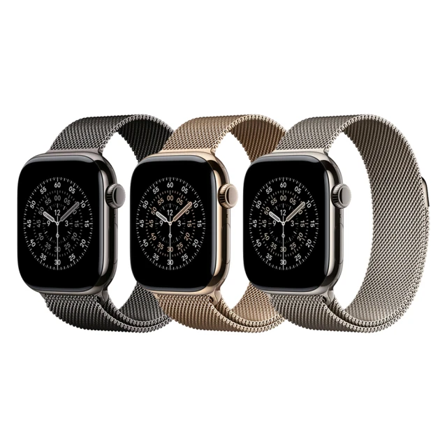 【Apple】Apple Watch Series 11 GPS+行動網路 42mm(鈦金屬錶殼搭配米蘭式錶環)