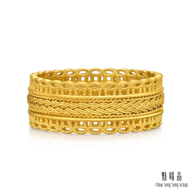 【點睛品】花絲編織 黃金戒指_計價黃金(港圍9號)
