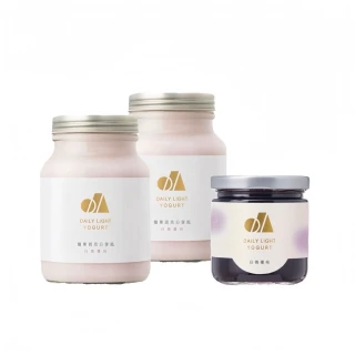 莓果斑克優格分享瓶２入+藍莓果粒果醬１入(含運)