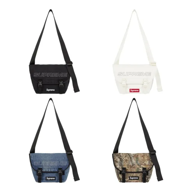 【SUPREME】雙11 Supreme 25Fw MesBag 黑 / 白 / 牛仔藍 / 落葉 郵差包 牛仔布