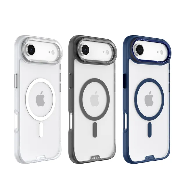 【HODA】iPhone 17/16 Plus/Air/Pro/Pro Max MagSafe 柔石軍規防摔保護殼