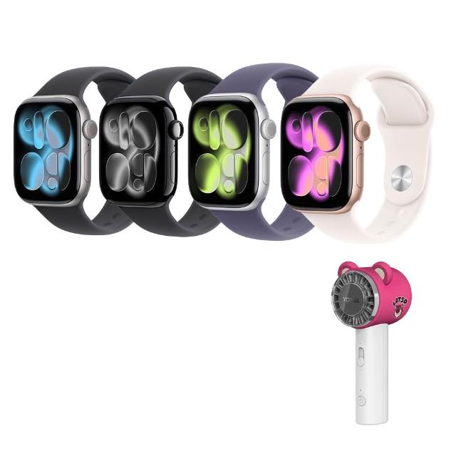 迪士尼盛夏組【Apple】Apple Watch Series 11 GPS+行動網路 46mm(鋁金屬錶殼搭配運動型錶帶)