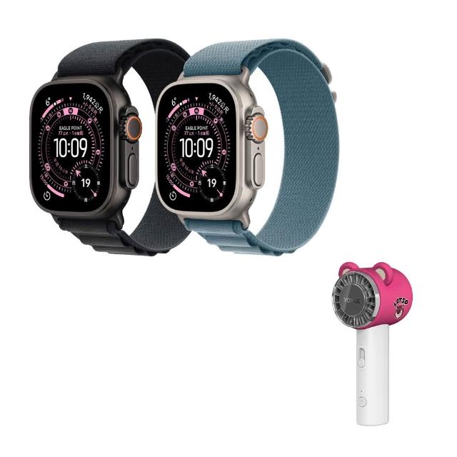 迪士尼盛夏組【Apple】Apple Watch Ultra 3 GPS+行動網路 49mm(鈦金屬錶殼搭配高山錶環)