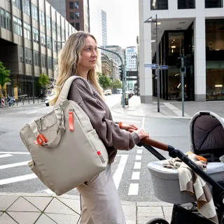 【Lassig】交換禮物 2WAY多功能文青日常後背媽媽包(多色任選)