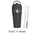 【WOKY 沃廚】三麗鷗聯名_渾圓杯770ml-附彈跳&矽膠吸管(隨行杯/吸管杯/保溫杯瓶/保冰杯瓶/水壺)