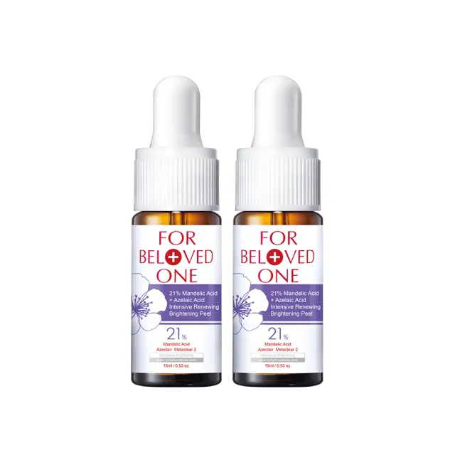 【For Beloved One 寵愛之名】杏仁花酸深層煥膚精華21％ 15ml 買一送一(杏仁酸/粉刺油光/居家煥膚)