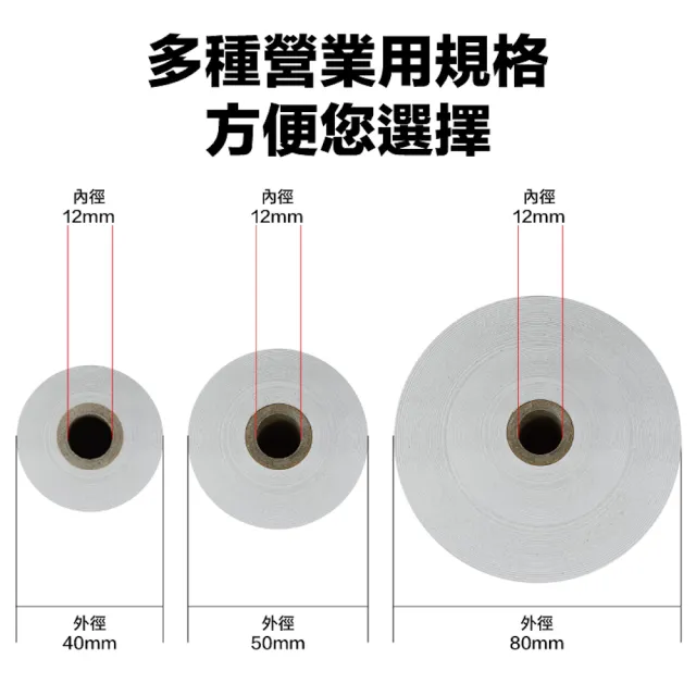 【CLEAN 克林】16捲裝 電子發票感熱紙捲 57x80x12mm(符合財政部規範 感熱紙 發票紙捲 發票紙 熱感紙)