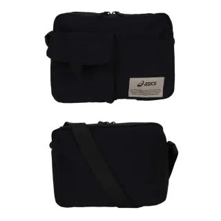 【asics 亞瑟士】側背包-臀包 斜背包 側背包(3033C244-001)