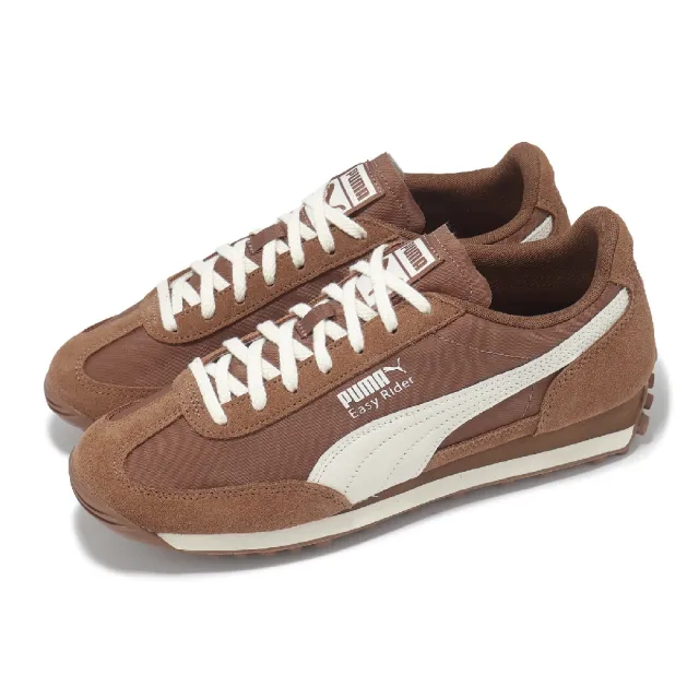 PUMA】休閒鞋Easy Rider Nylon Cool 男鞋女鞋棕米拼接復古麂皮情侶鞋 
