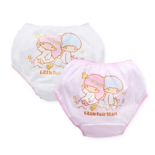 【ONEDER 旺達】6件組-三麗鷗 雙子星 女童二入三角褲 雙星仙子(女童內褲/兒童內褲/純棉內褲)