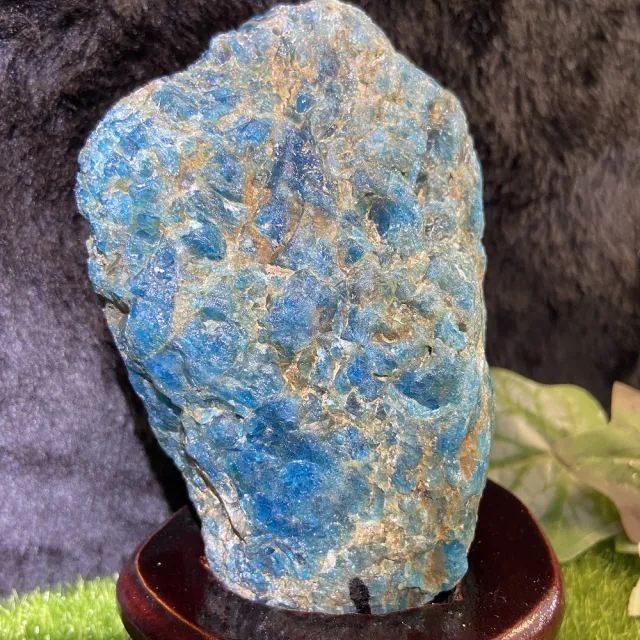 【Cozy 世界水晶原礦與茶】藍磷灰原礦 42-7(自我的思考能夠更為清晰)