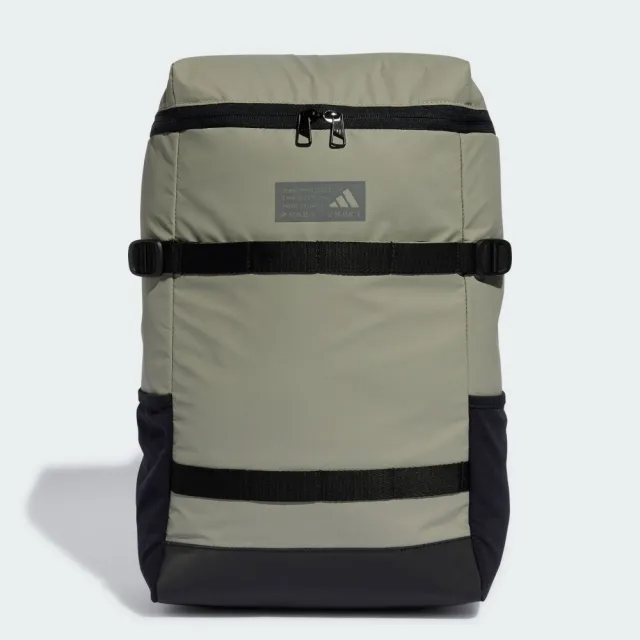 【adidas 愛迪達】Hybrid Bp2 後背包 雙肩背包 運動包 吸濕排汗 戶外 運動 休閒 綠 黑(IQ0903)