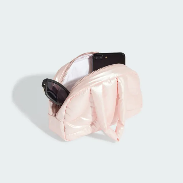 【adidas 愛迪達】Bowling Bag 迷你保齡球包 手拿包 戶外 運動 休閒 粉紅(IY7040)