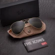 【RayBan 雷朋】阿湯哥 捍衛戰士限定款太陽眼鏡 RB3025 W3400 58mm 金框墨綠鏡片 公司貨(贈RAYBAN眼鏡掛袋)