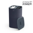 【Joseph Joseph】Tota 60L 分類洗衣籃-雙格(收納籃 分類 髒衣籃 雙層隔間 手提袋)