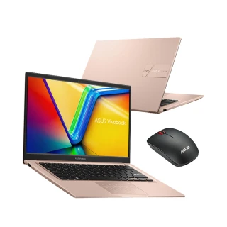 【ASUS 華碩】無線滑鼠組★14吋Core5輕薄筆電(Vivobook X1404VA/core5-120U/8G+8G/512G SSD/W11)