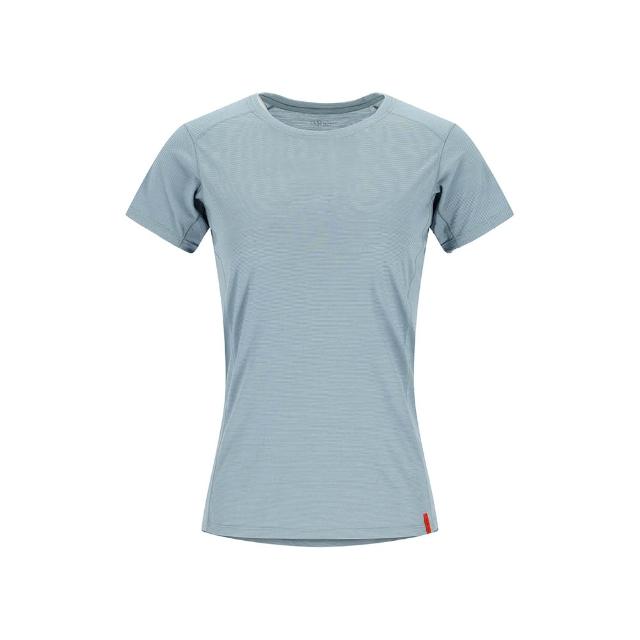 【RAB】Syncrino Base Tee Wmns 羊毛混紡排汗衣 女款 堡壘灰 #QBL31