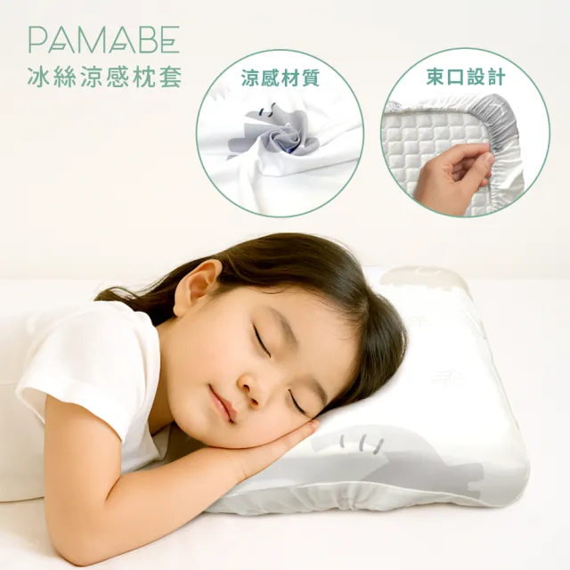 【PAMABE】2入冰絲涼感枕套-50x30cm(涼感/枕套/通用款/冰涼/枕頭/清涼)