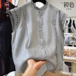 【初色】復古棉麻輕薄透氣翻領短袖襯衫-9款任選-13677(M-4XL可選)